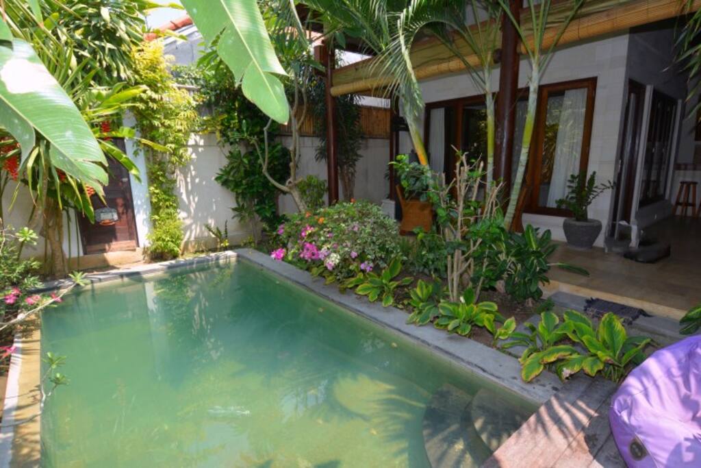 Pool and villa view