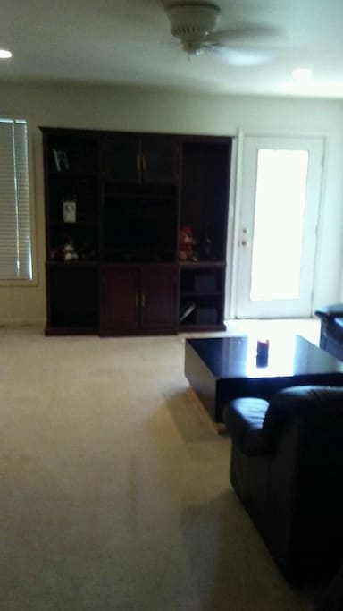 Tv and sofa in the bedroom