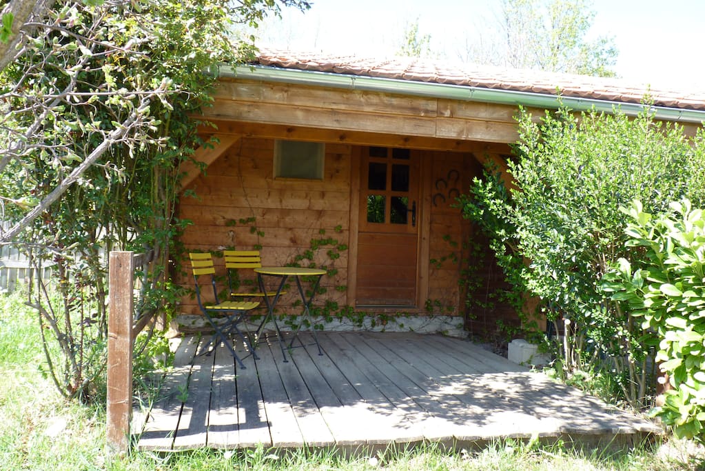 terrasse privative couverte