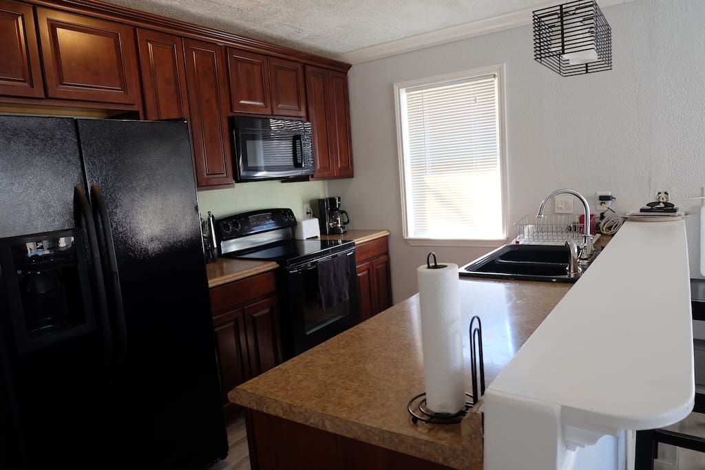 kitchen - shared by me, plus a possible two guests.