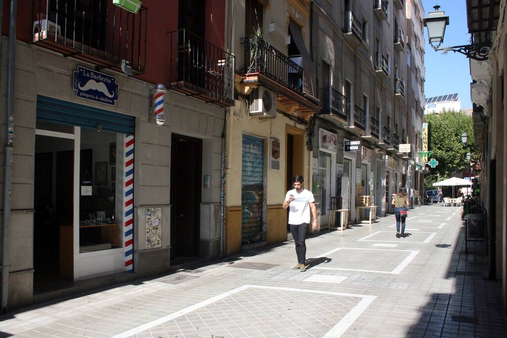Vista de la puerta de entrada