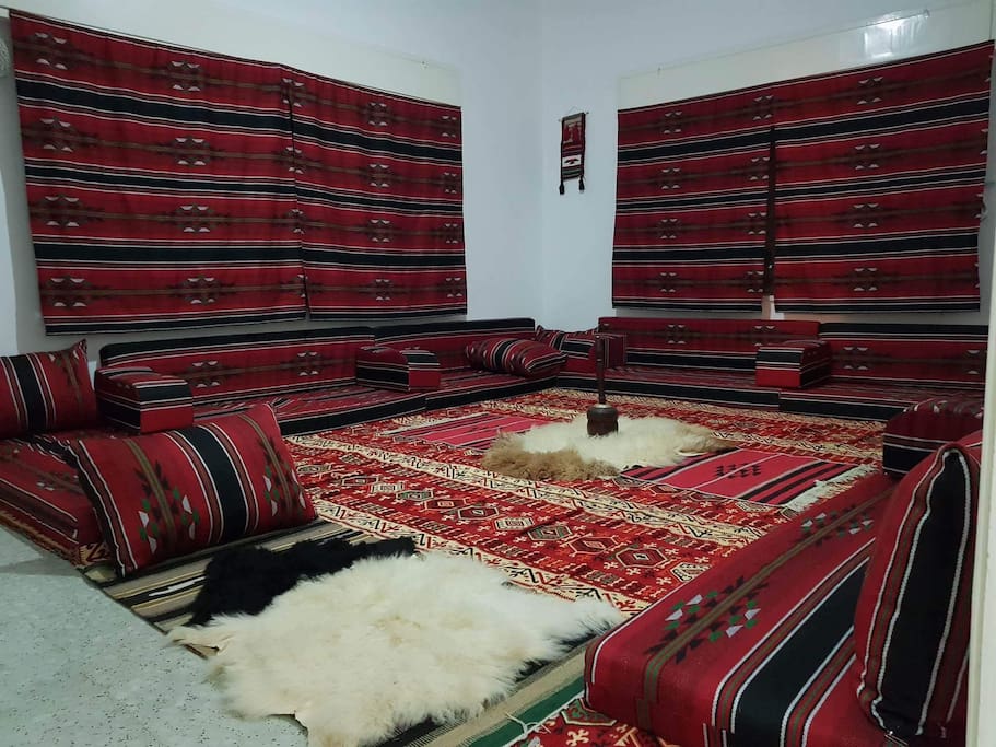 Super comfortable lounge area