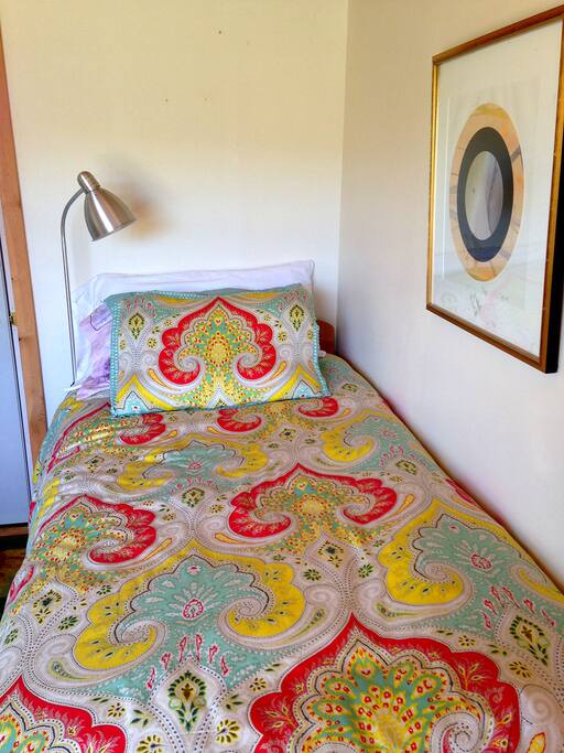 A single cozy bed