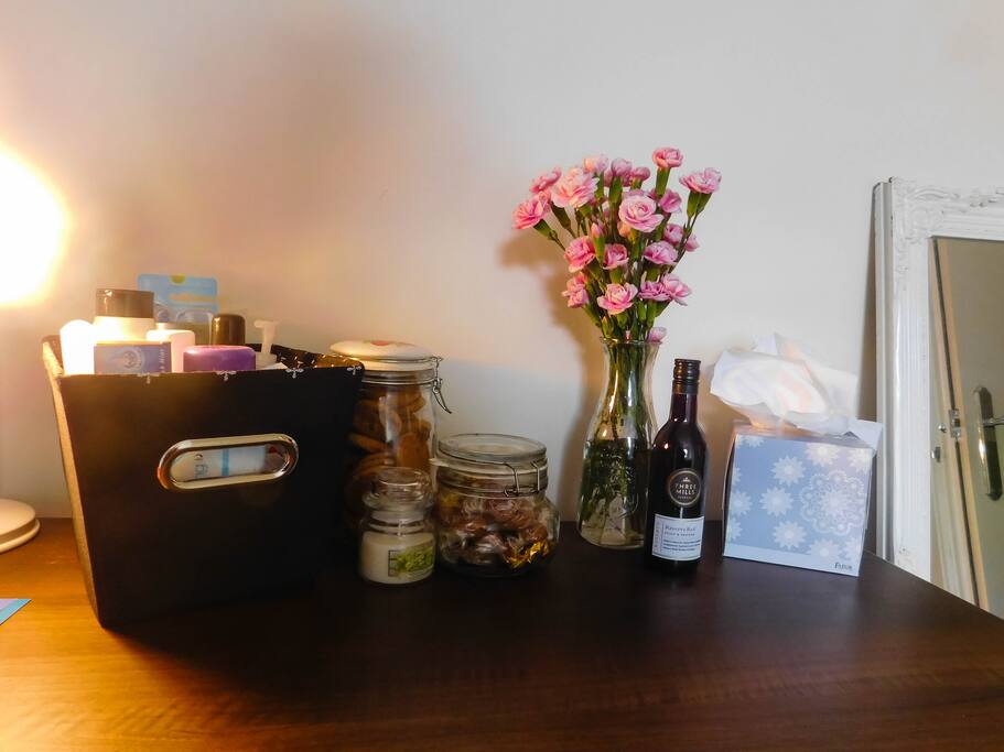 Enjoy the smell of fresh flowers and be informed of what's going on in the local area. We provide pamphlets.