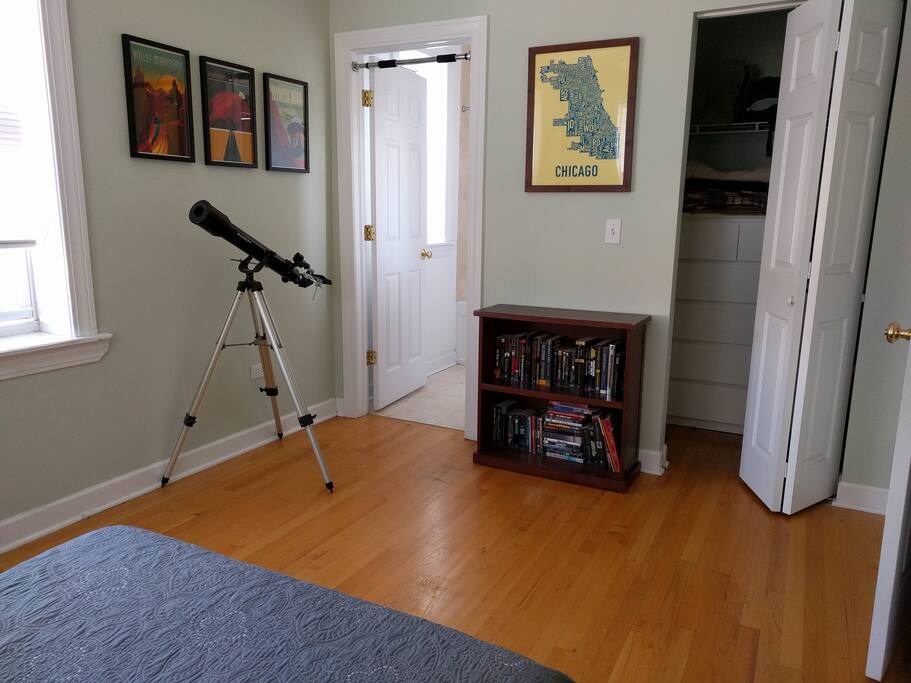 The rest of the bedroom/closet