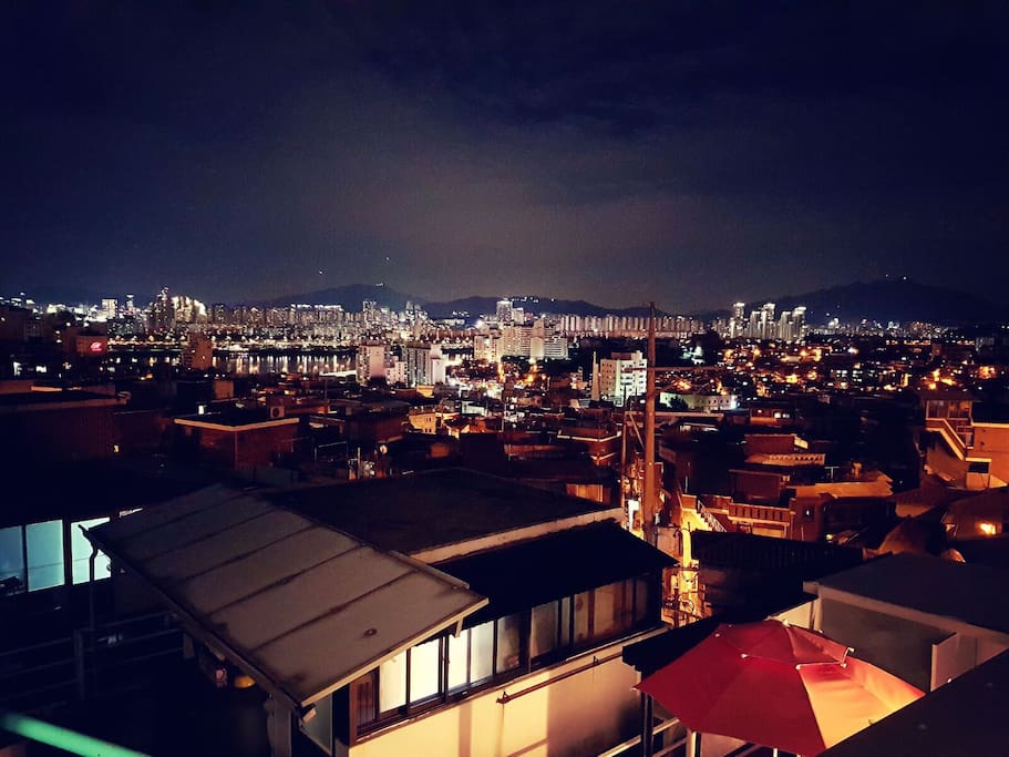 Best rooftop in Seoul 7min from itaewon stn Houses 