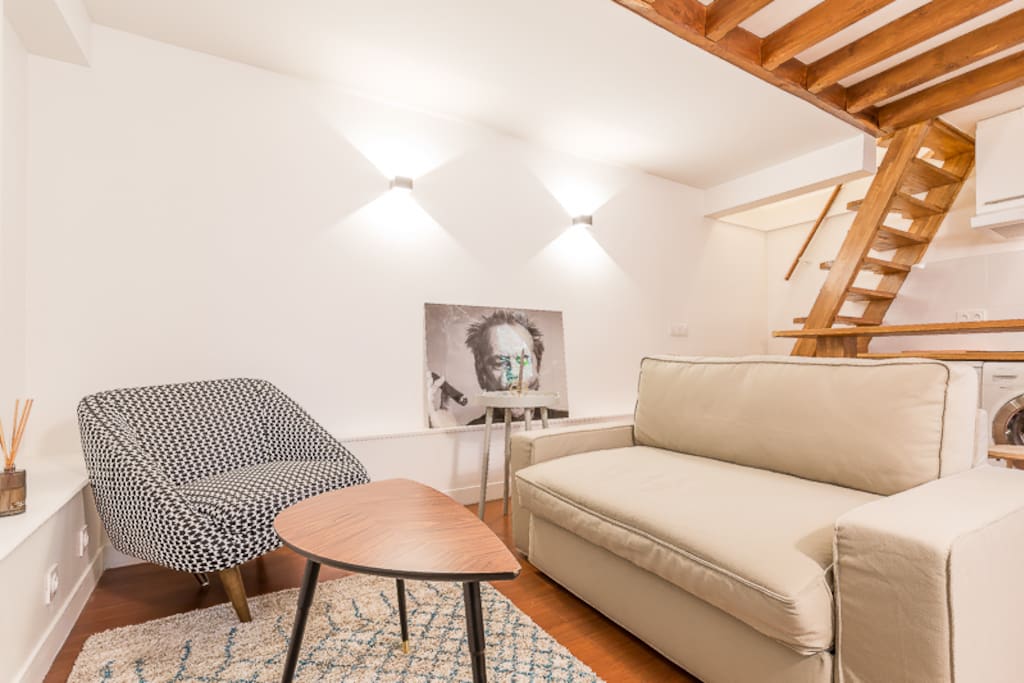 Comfortable sofa bed for two people