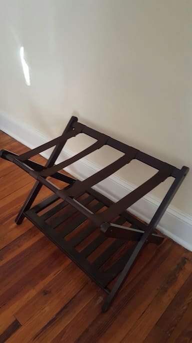 Shoe and luggage rack.