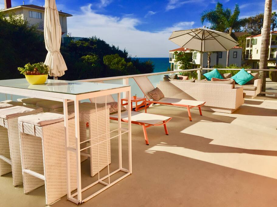 HUGE PRIVATE DECK - 50' X 20'