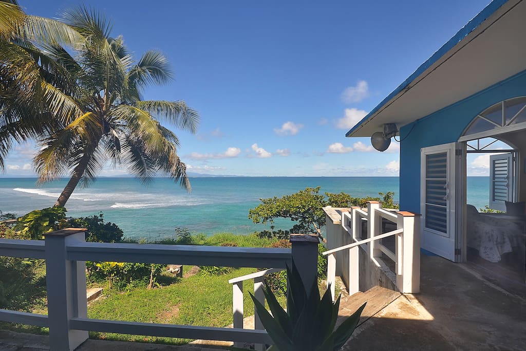 view from main balcony and outdoor shower