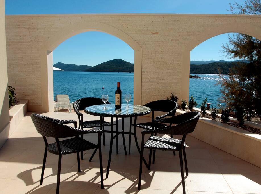 Teracce with seaview