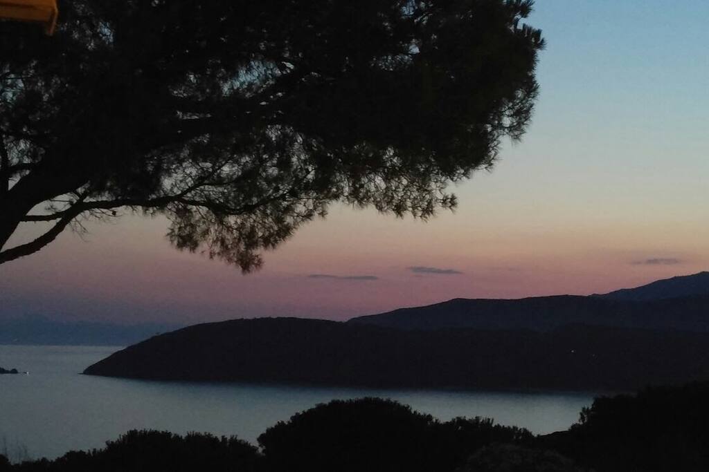 Il panorama di sera