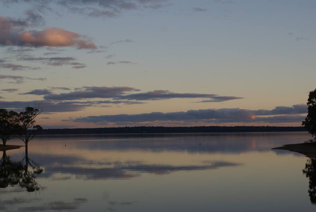 Sunset water views
