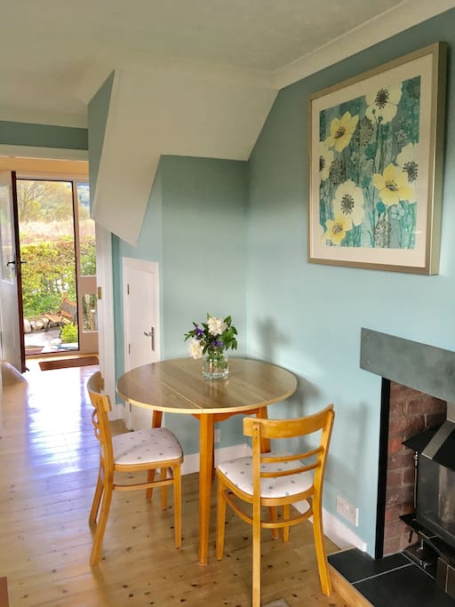 Living, kitchen& dining area