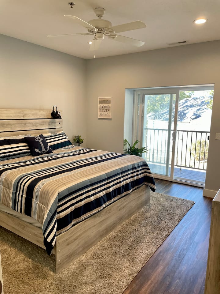 Primary Bedroom with balcony