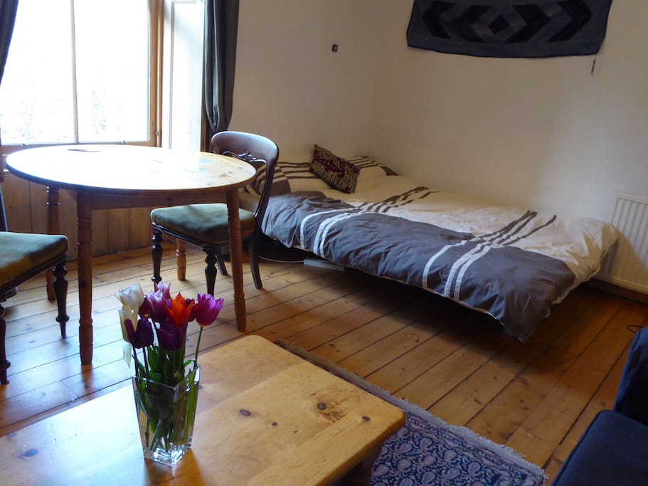 Double bed and plenty of space