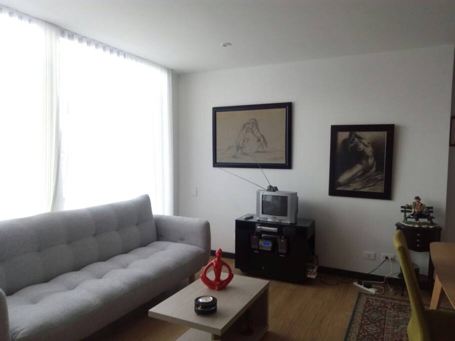 Spacious bright brand new living room!