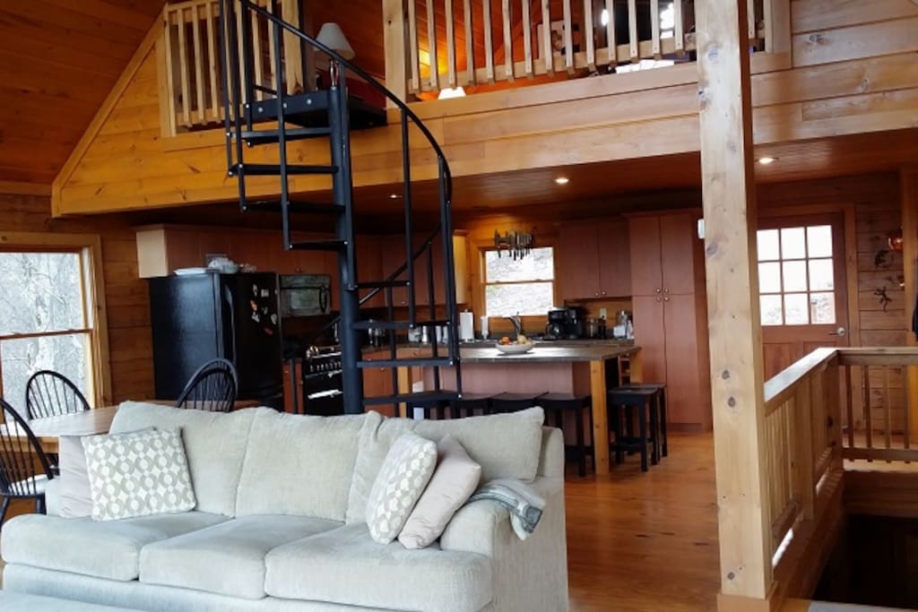 First floor from windows.