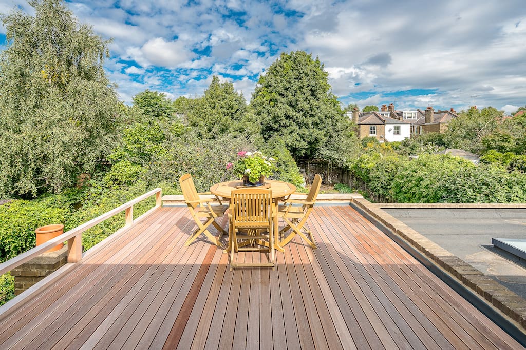 Outside Roof Terrace With Stunning Views