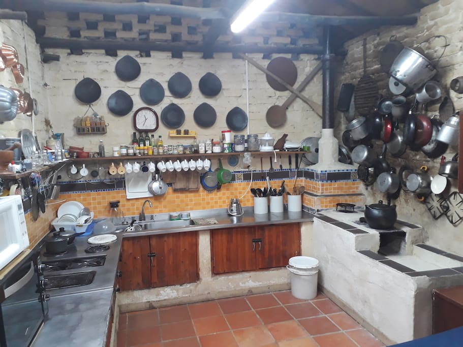 Se puede cocinar con leña