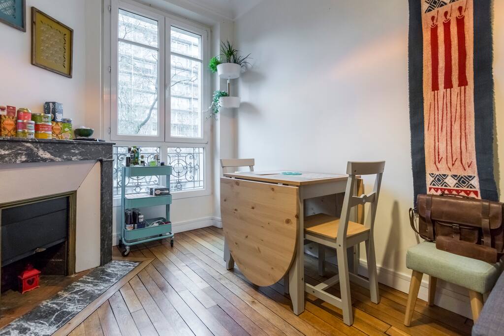 Table pour déjeuner extensible (6 places)