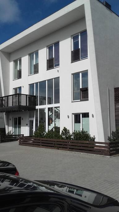 Modern, newly- built house