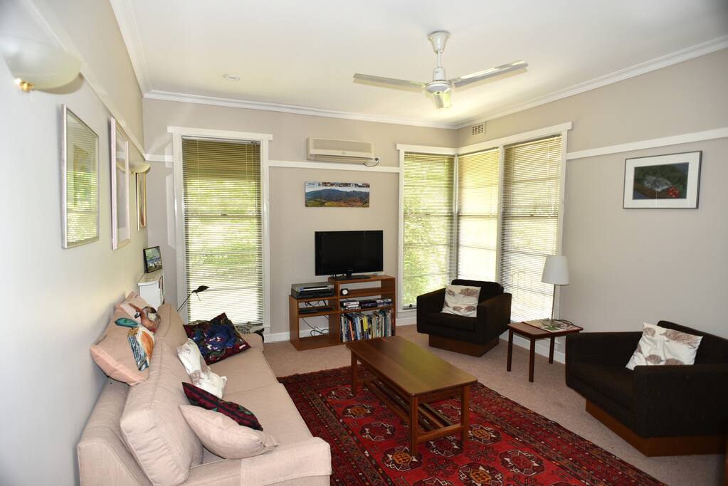 Living room with air conditioning