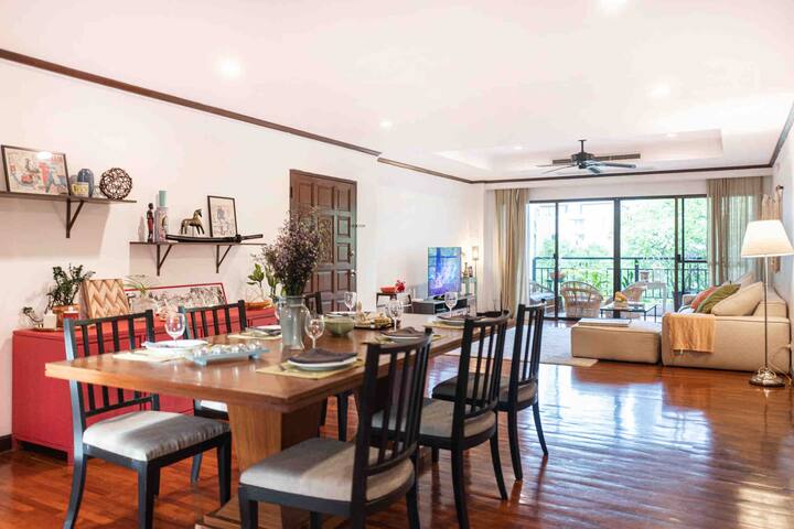 3Bedroom Oasis,7min walk to Asok BTS&Sukhumvit MRT gallery image 3