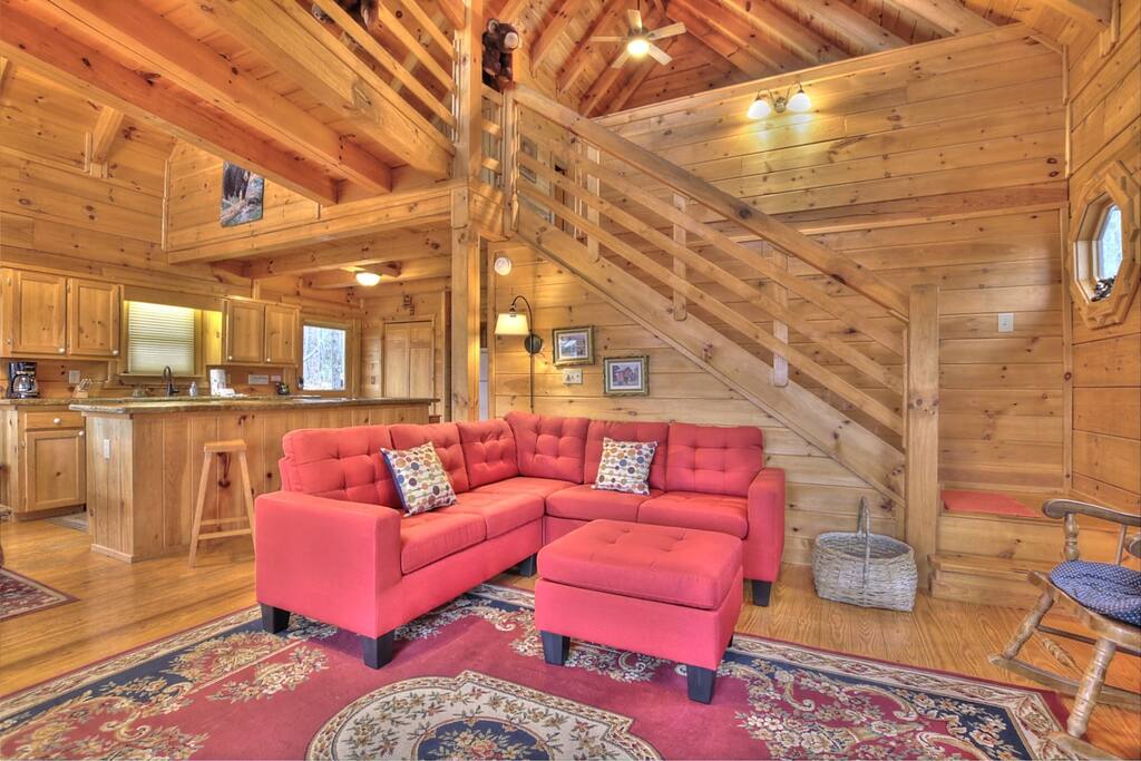 Mountain Sunset - Living Area