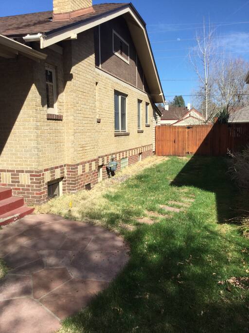 Entrance from the front of the house