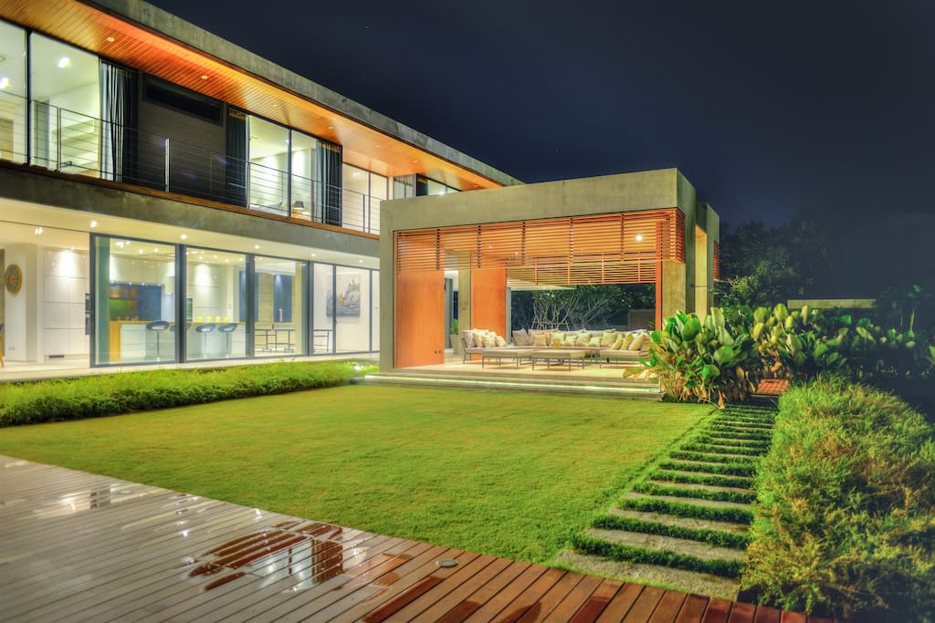Relaxing Environment At Night