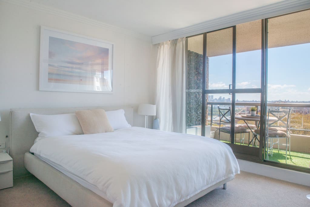 Sunny north-facing bedroom