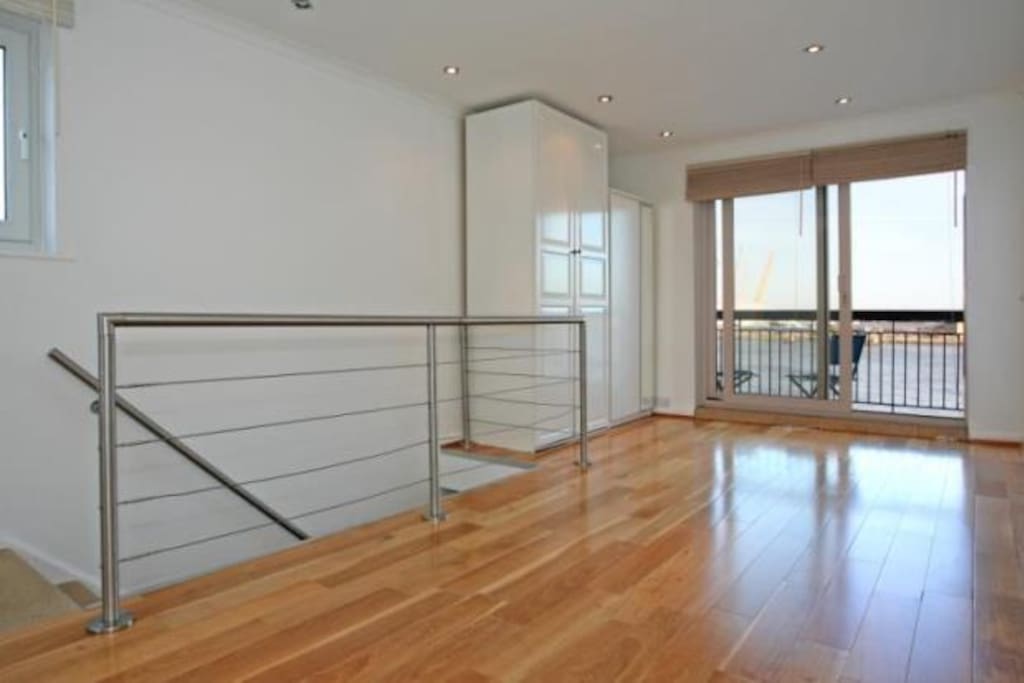 Top floor bedroom with balcony all to yourself.