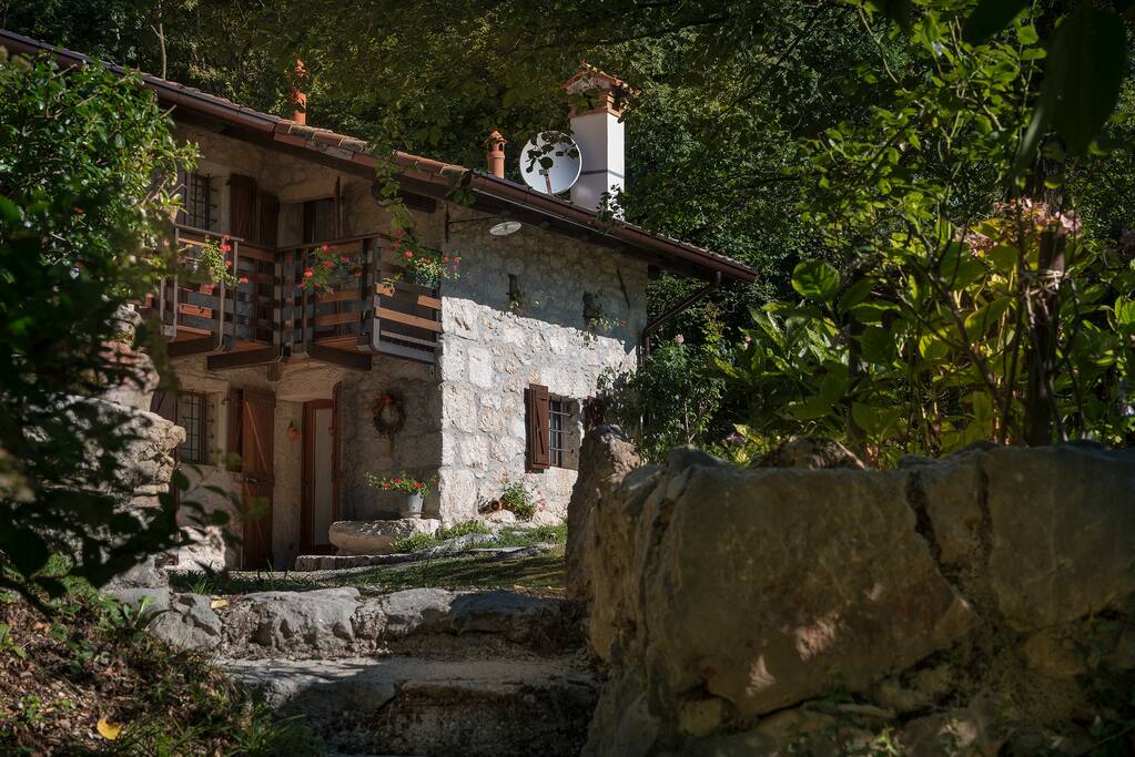 Scalinata in giardino