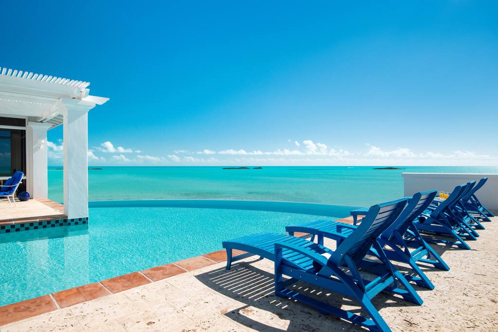 Relax on the pool deck