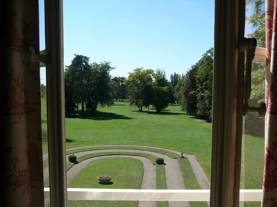 Vue sur le parc