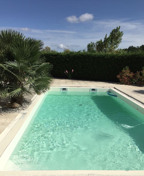 La piscine et sa terrasse