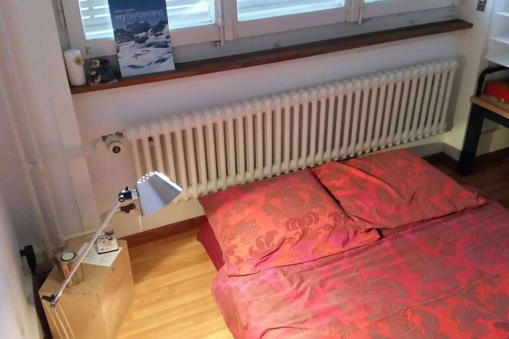 Your room with fresh bed sheet