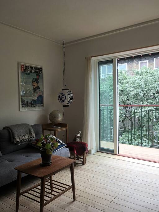 Living and balcony