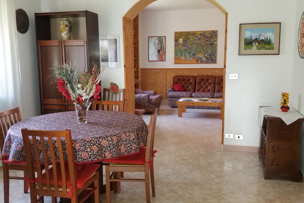 dining room and sitting room