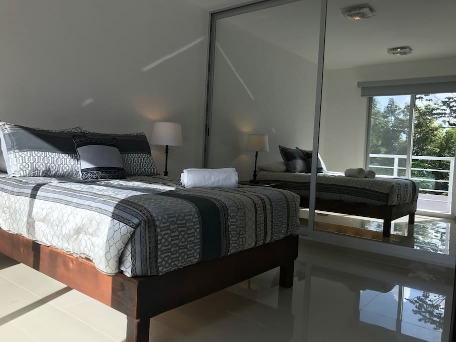 Comfortable full size bed