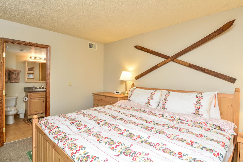 King bed (with memory foam) in Master