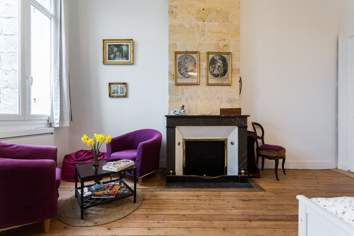 Top performing Airbnb: Wonderful and cozy apartment in the city center in Bordeaux Centre