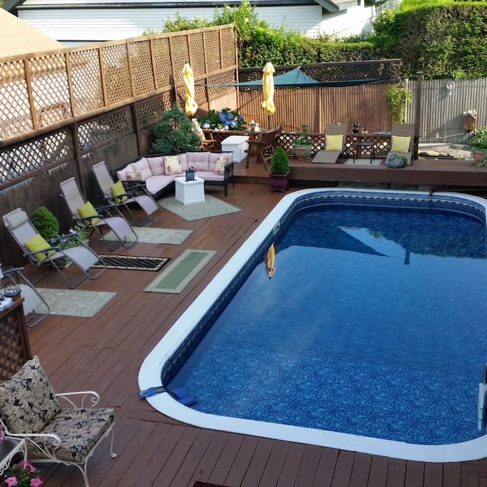 In ground pool for guests.