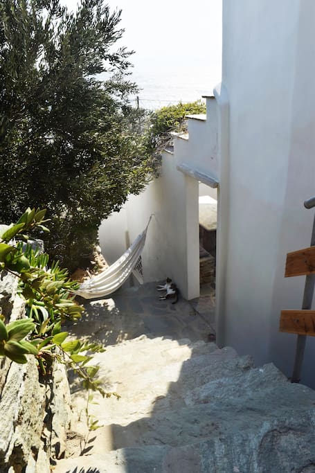 Staircase to the entrance