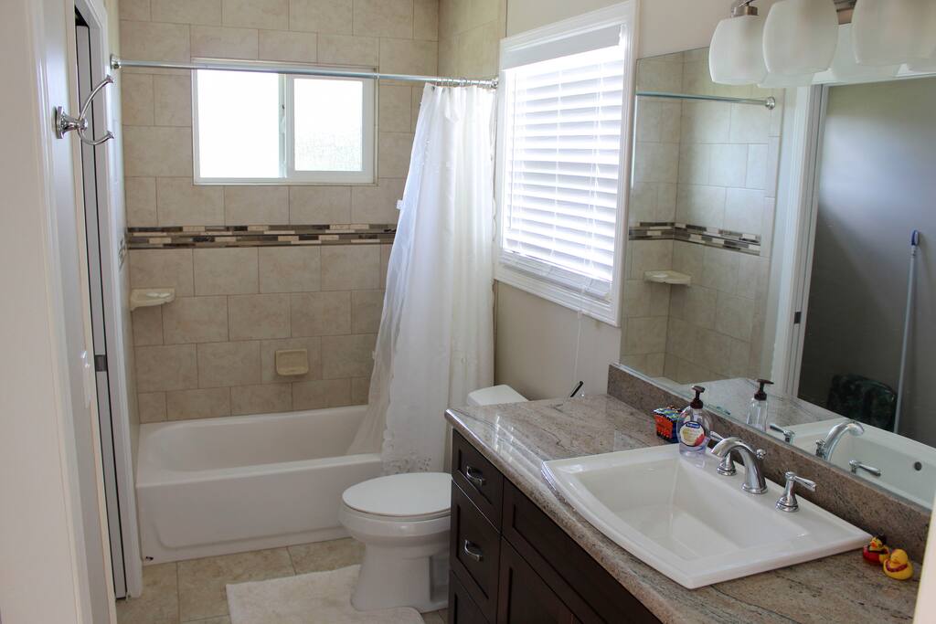 Your upgraded private onsuite bathroom