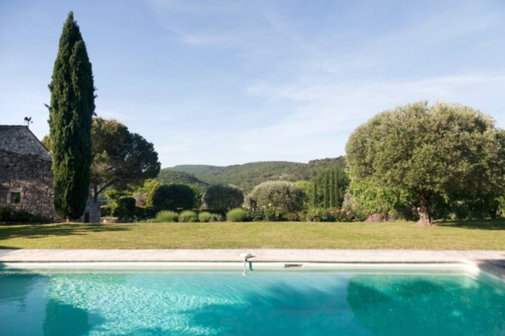 Vue de la piscine