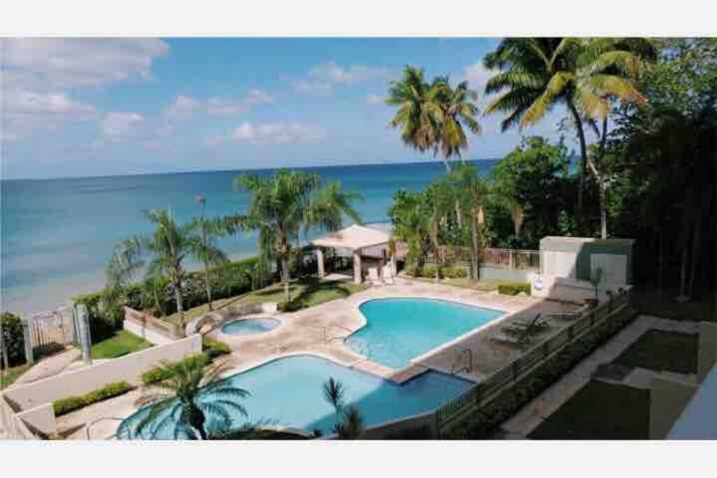 Pools and access to the beach