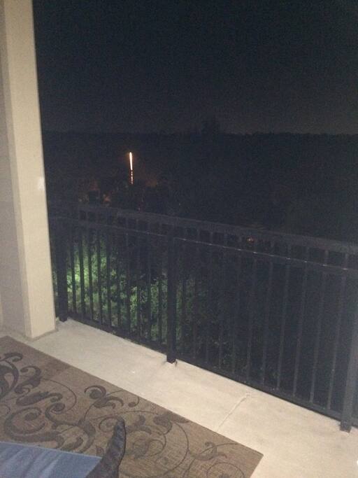 Quiet balcony with a view!