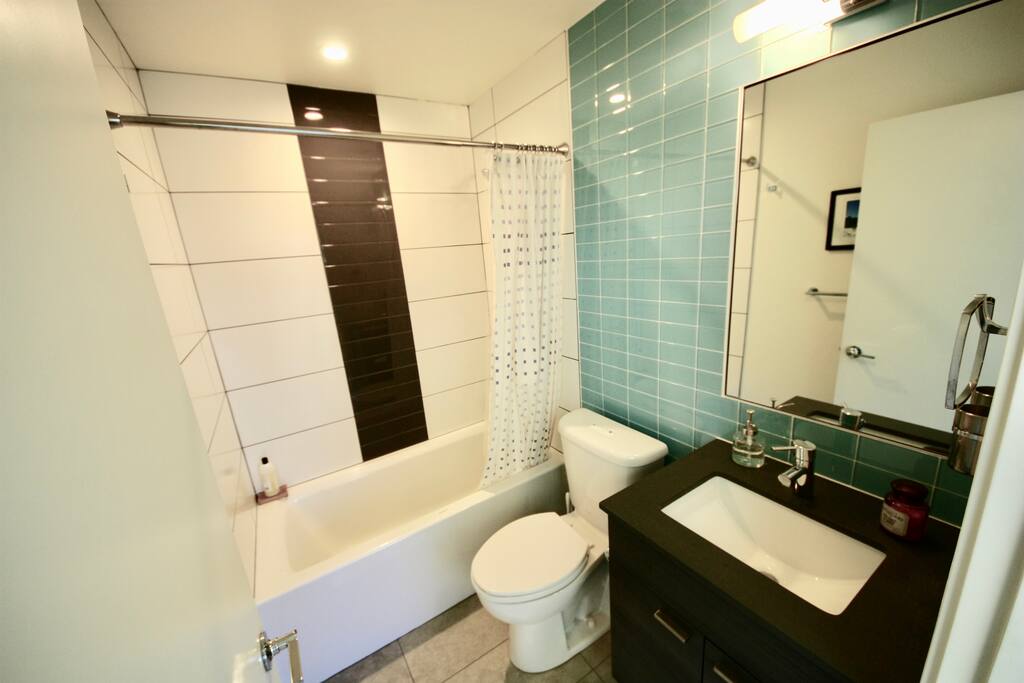 Your private bathroom.